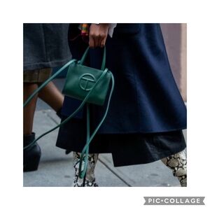 Telfar Small Dark Olive Shopping Bag Purse